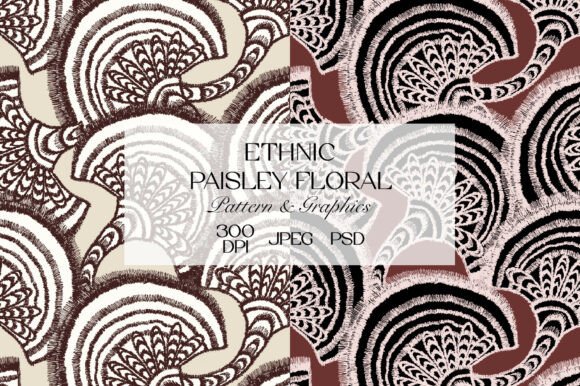 ethnic embroidery seamless pattern