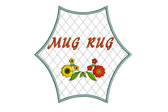 Floral Mug Rug