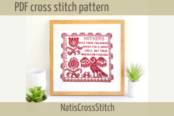 Mothers Cross Stitch Pattern